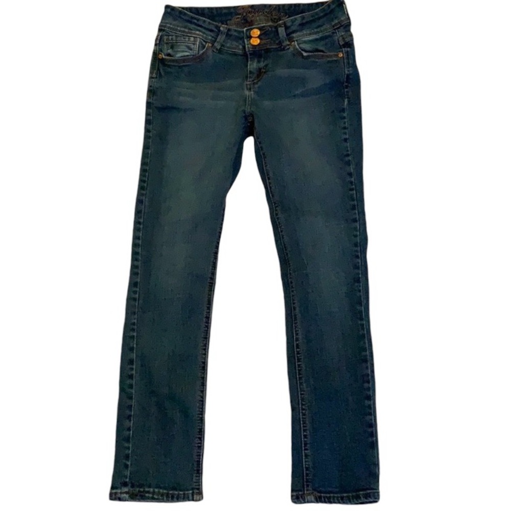 dELiA’s Jayden Low Rise Capri Skinny Jeans Junior’s Size 1 Y2K